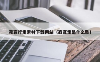 长葛寂寞行走素材下载网站（寂寞走是什么歌）